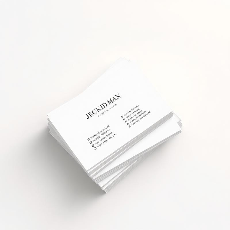 Exemples de cartes de visite imprimées